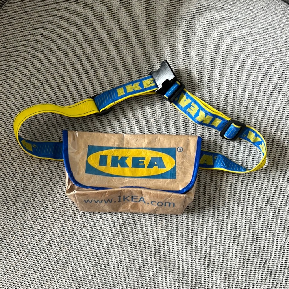 IKEA Belt Bag Blue and Yellow